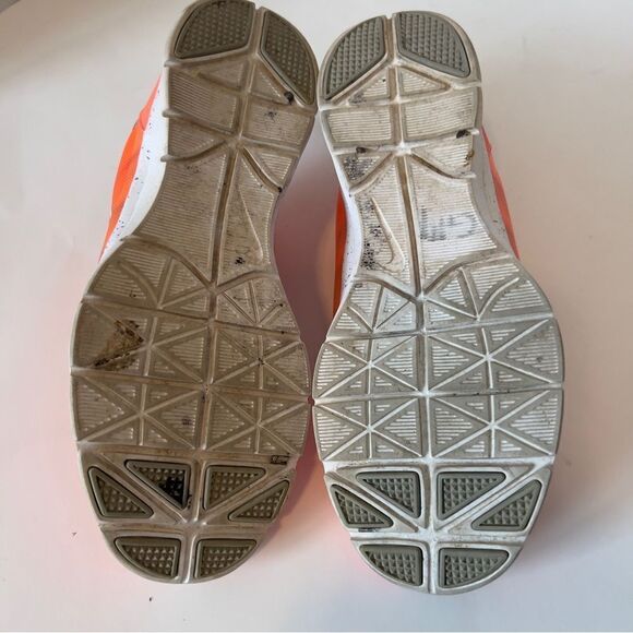 Nike Wimens Flex Trainer 4 Orange Running Shoes Sneakers Size 8.5 - Picture 6 of 6